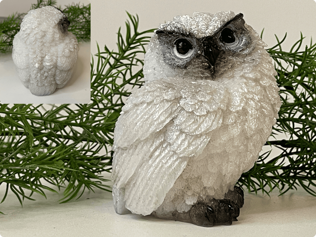 Wunderschöne und detailreiche Eulen-Statue 🦉